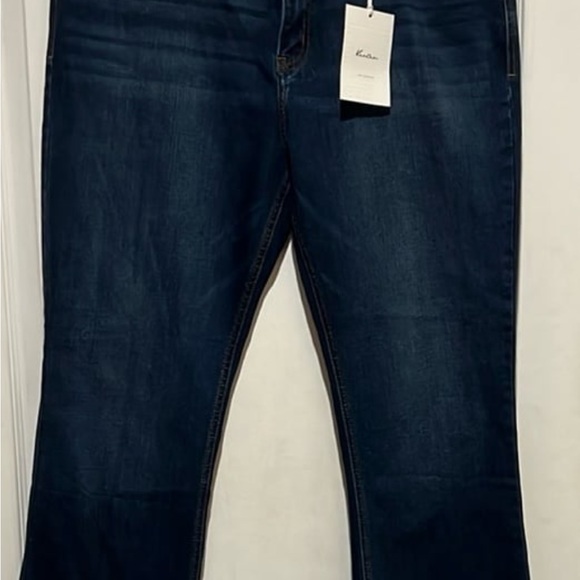 KanCan Blue Flare Wide Leg Denim - Picture 1 of 5
